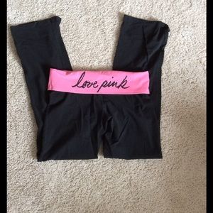 Victoria Secret Fold Over Yoga Boot Pant