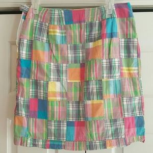 Madras skirt for summer