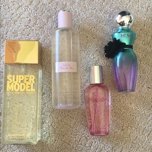 VS and BBW body mists