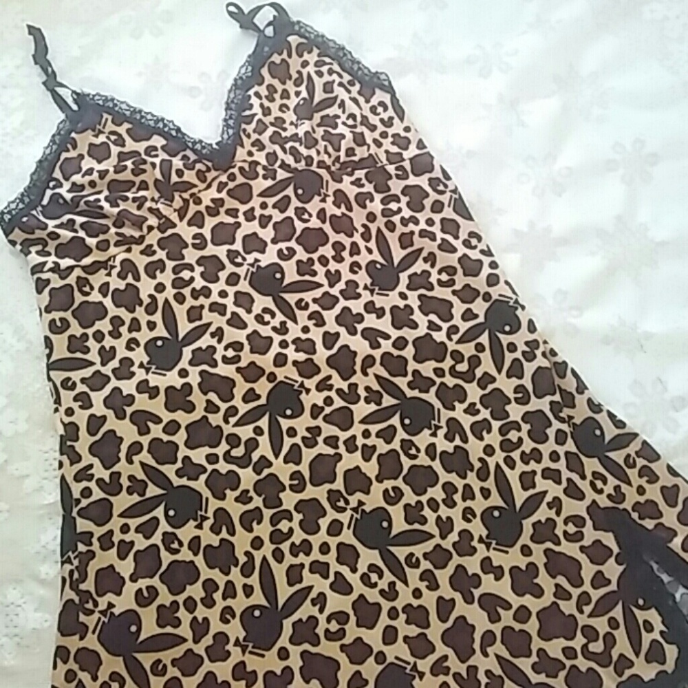 Playboy Intimates Leopard Print Nightie