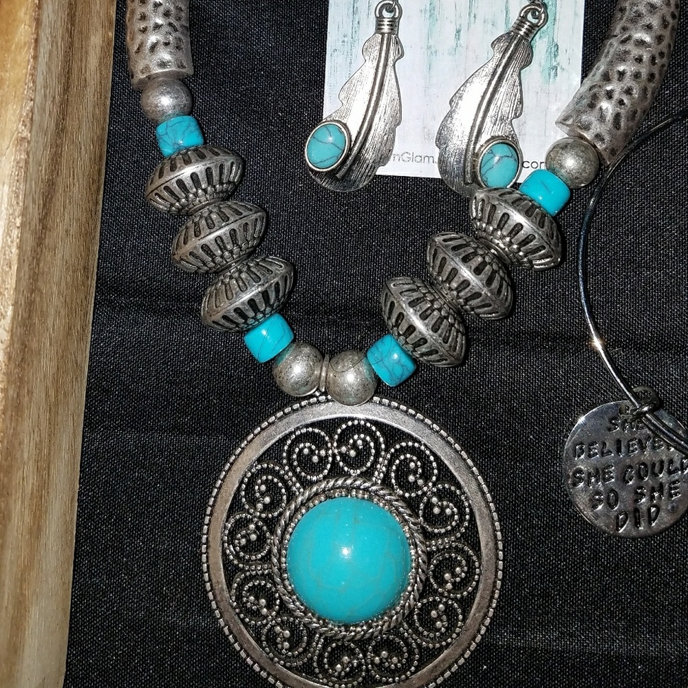 Boho necklace  set
