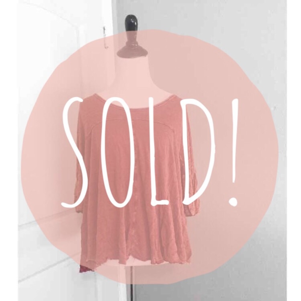 Free People We The Free Bleach-Dyed Tee