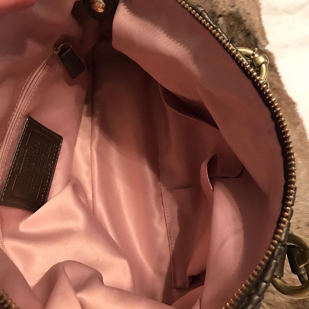 Brown coach purse - Picture 3 of 6