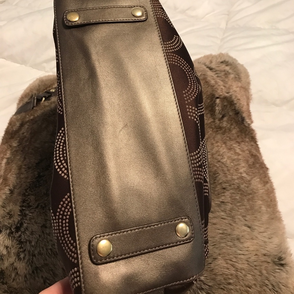 Brown coach purse - Picture 5 of 6