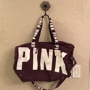 VS Pink Duffle Bag