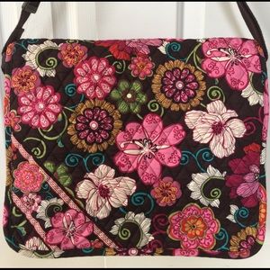 Vera Bradley Messenger Crossbody Mod Floral Pink