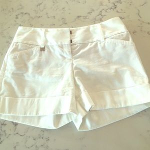 Express white shorts size 2