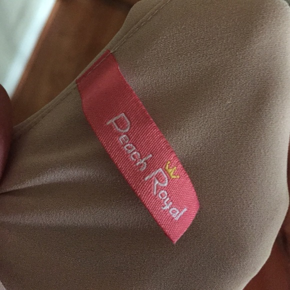 Light pinky beige maxi dress size XS - Picture 4 of 4