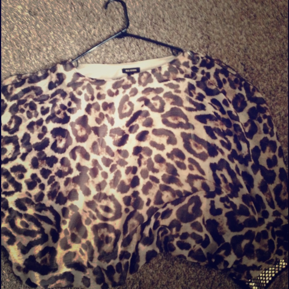 🐅🐅Leopard split sleeve long sleeve shirt🐅🐅