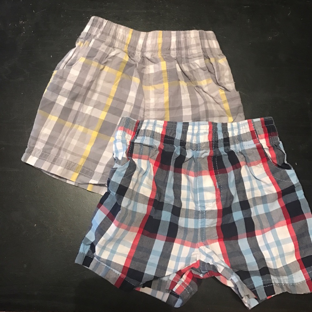 Two Garanimals Plaid Shorts