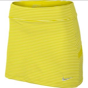 Nike Golf Precision Print Yellow Tennis Skirt XL