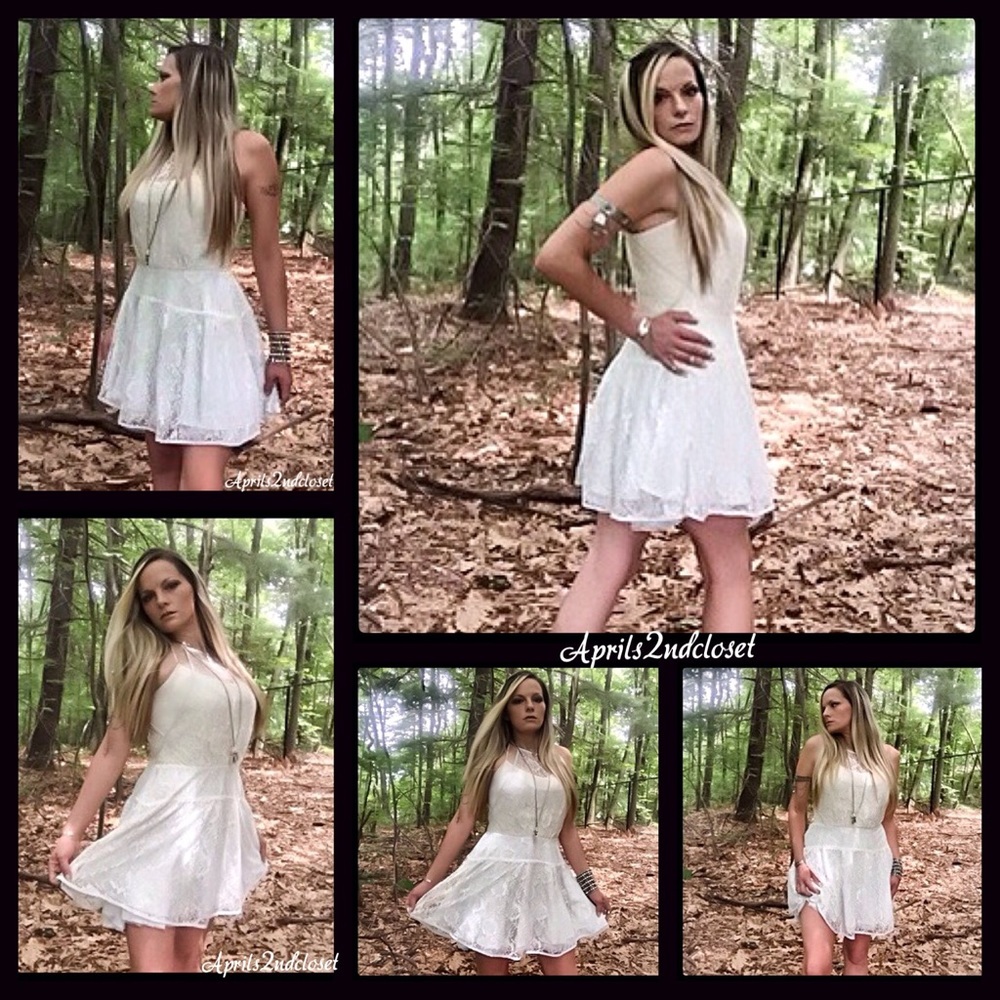 ❌SOLD❌❗️1-HOUR SALE❗️Free People A Line Lace Dress - Picture 6 of 7
