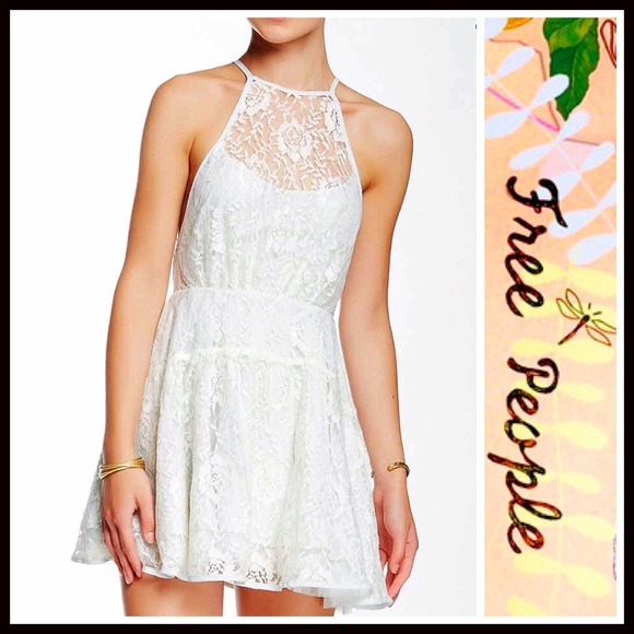 ❌SOLD❌❗️1-HOUR SALE❗️Free People A Line Lace Dress - Picture 3 of 7