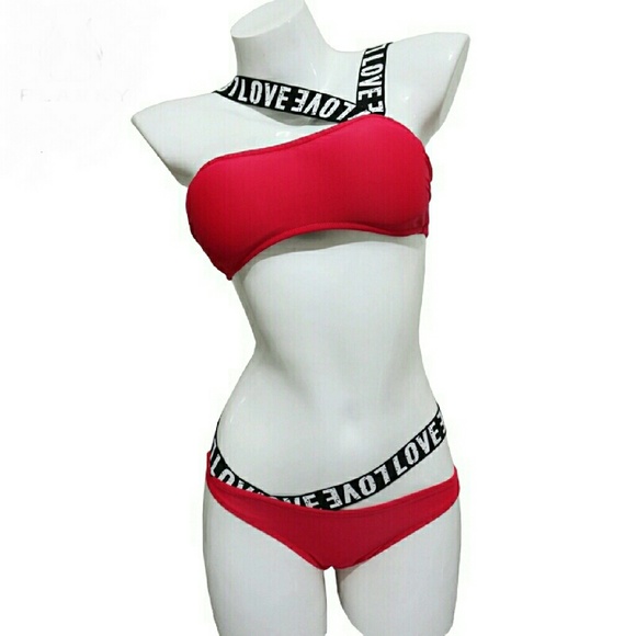 Other - New! Red and Black Bikini