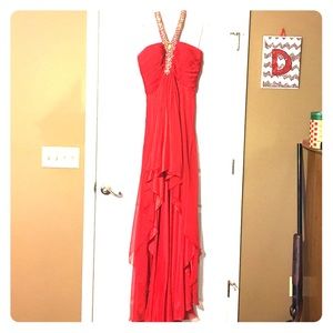 Red prom dress