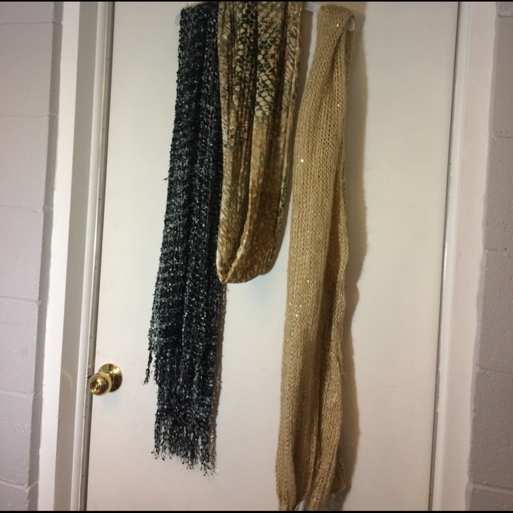 Three scarves