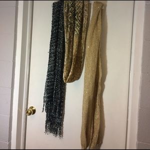 Three scarves