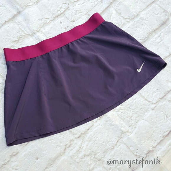 Nike Dresses & Skirts - !SALE! Nike Dri-Fit Purple Pink Tennis Skirt M