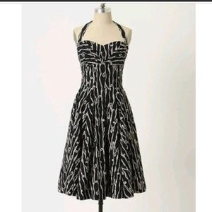 Anthropologie halter dress