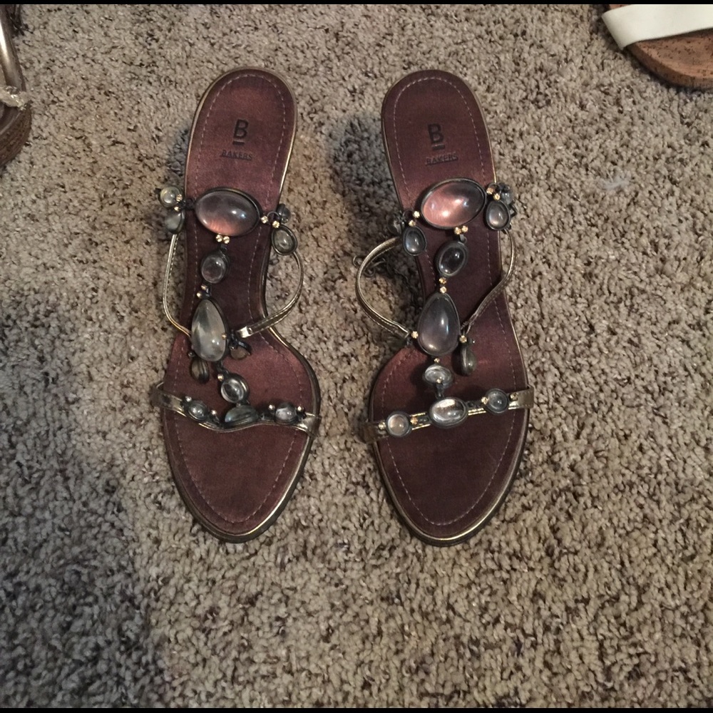 Bakers high heels with stones 8 1/2