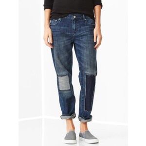 Patch and Repair Gap Sexy Boyfriend Jeans