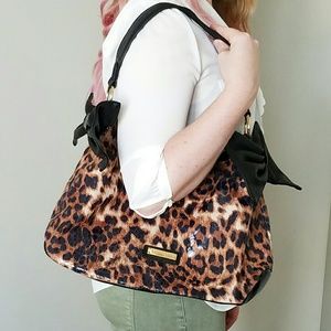 Leopard print purse