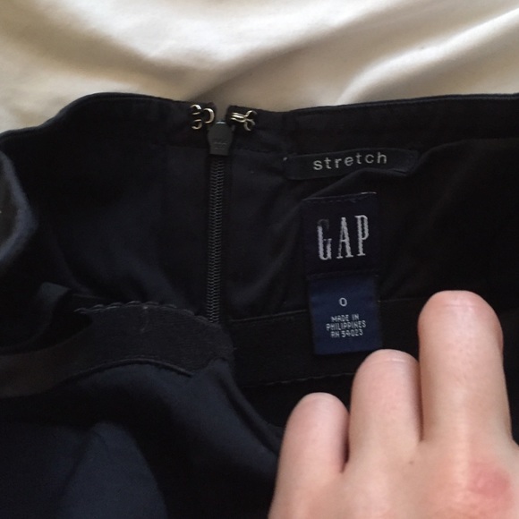 Gap Navy Blue Strapless Dress size 0 - Picture 3 of 4