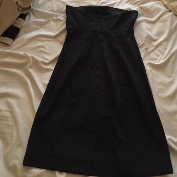 Gap Navy Blue Strapless Dress size 0 - Picture 4 of 4