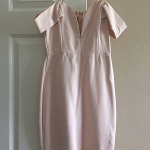 Fashion Nova pink dress.