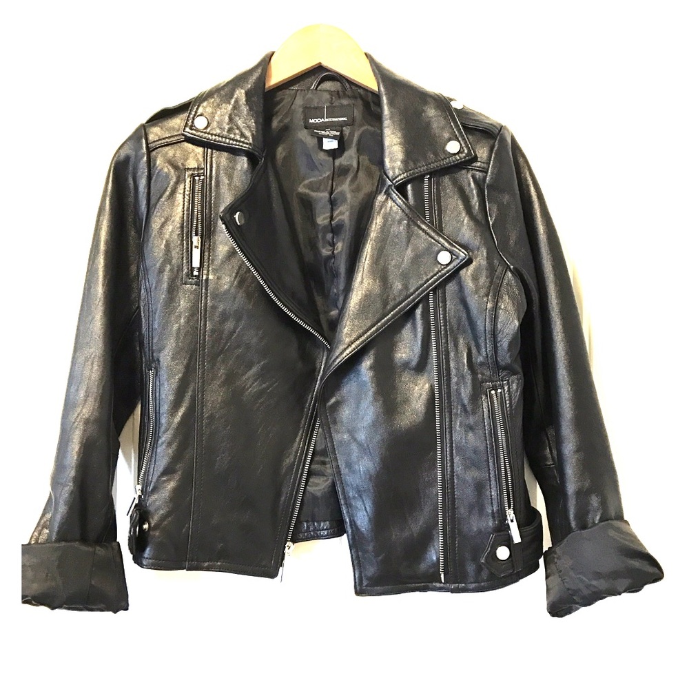 Oversized Leather Jacket - image 1