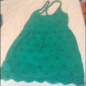 Large Aero Emerald green summer dress.