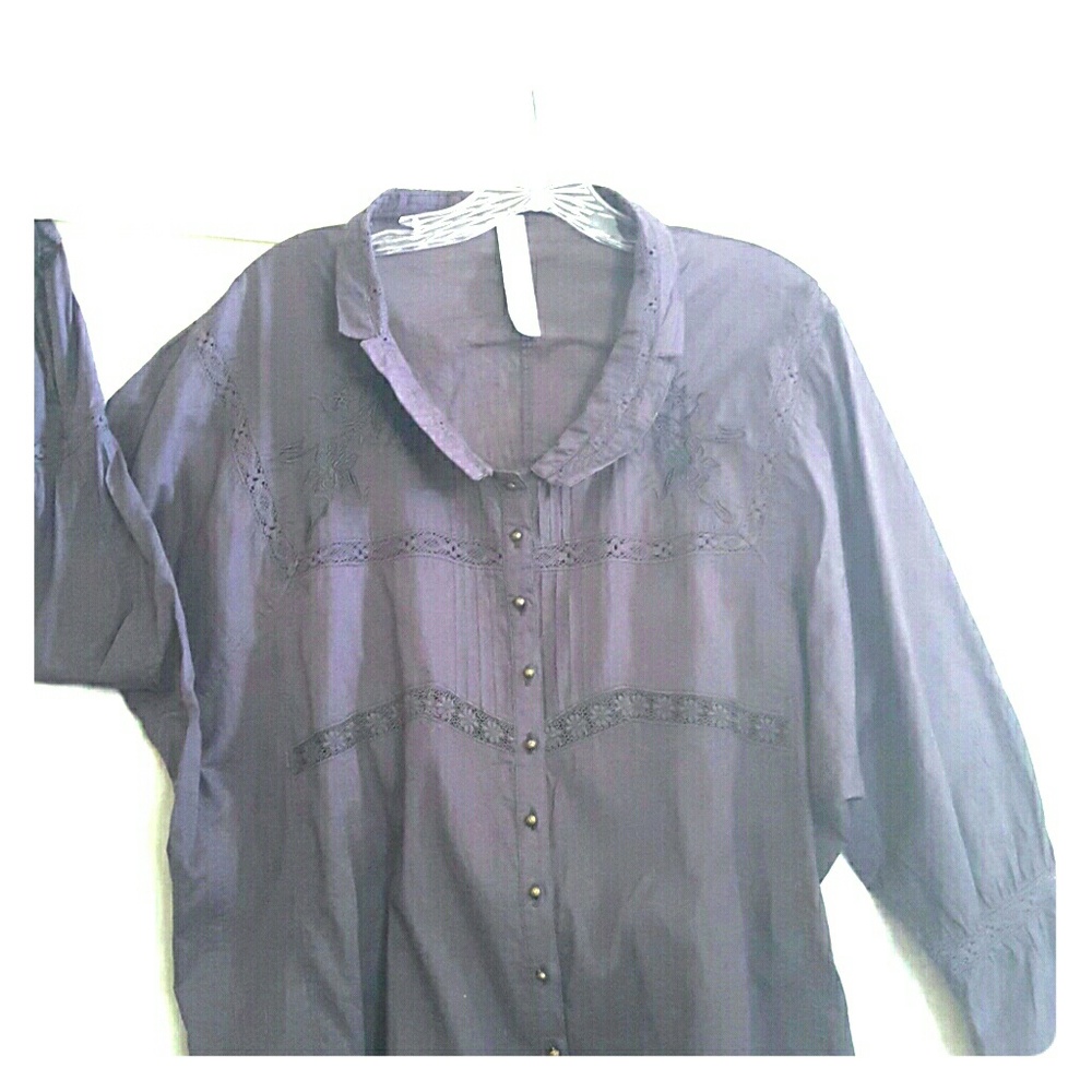 Free People Romantic poet blouse S