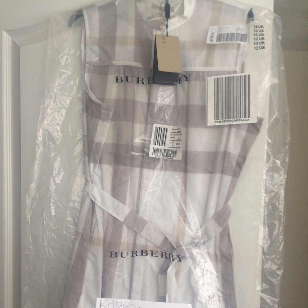 Bnwt Burberry Brit sleeveless dress!