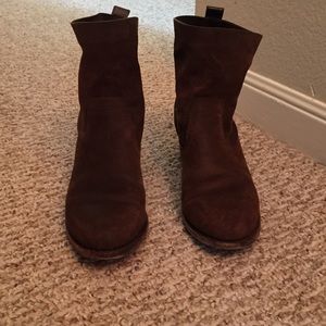 Rag & Bone brown slouch booties
