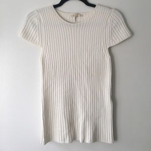Maje white fitted top