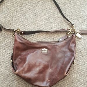 Well worn crossbody/hobo