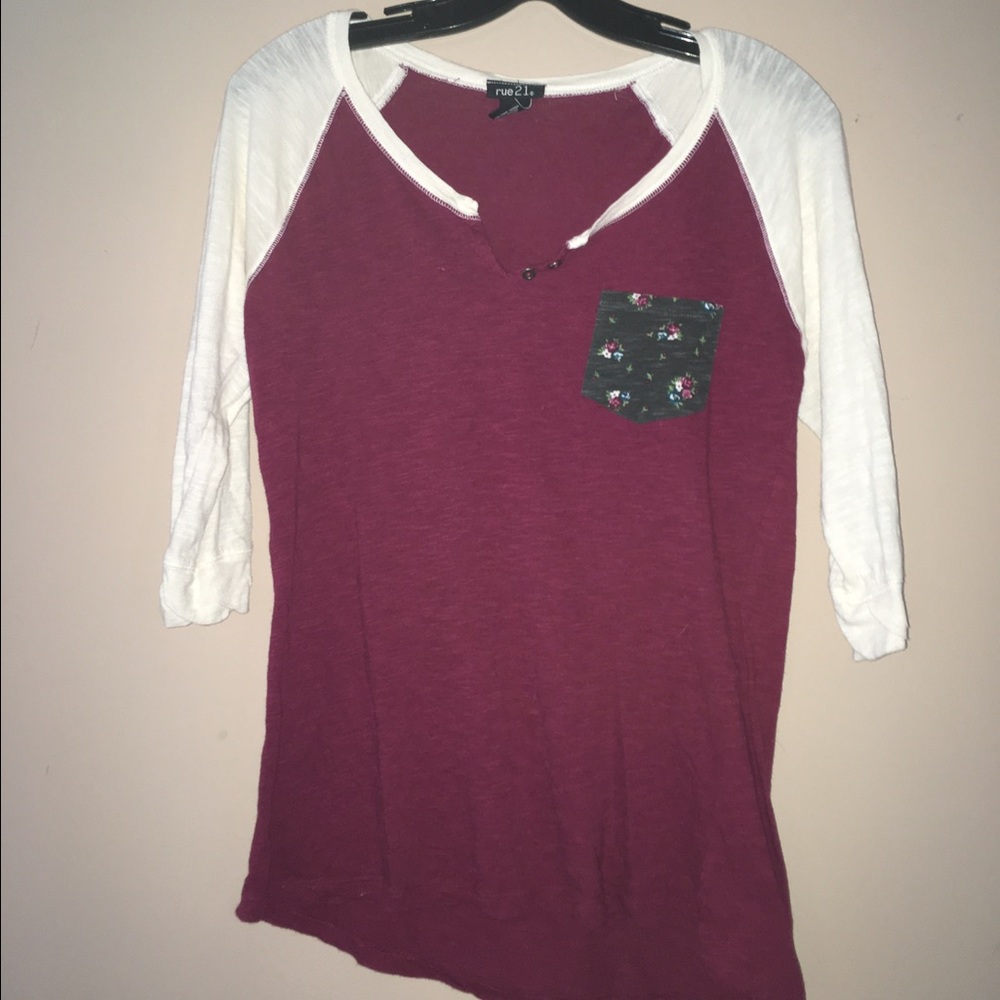 Junior Floral Pocket Tee