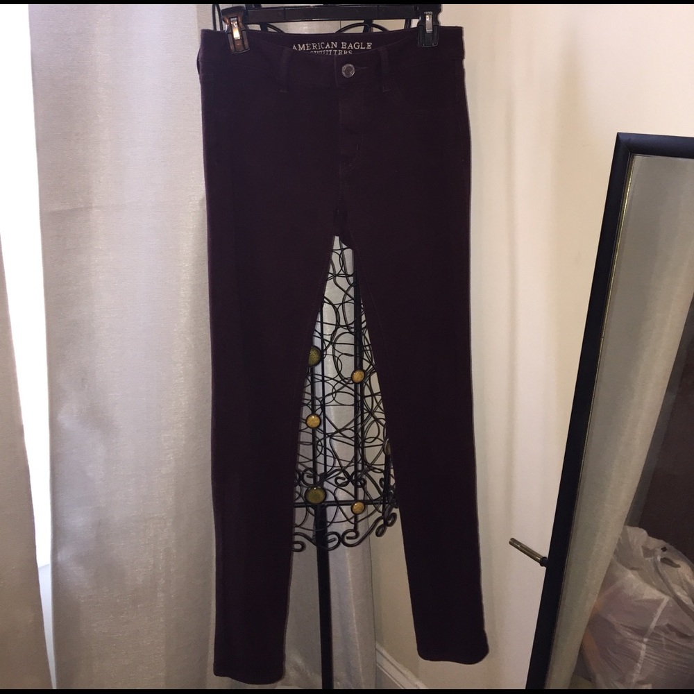 Maroon jeggings