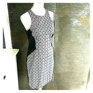 Banana Republic colorblock patterned dress