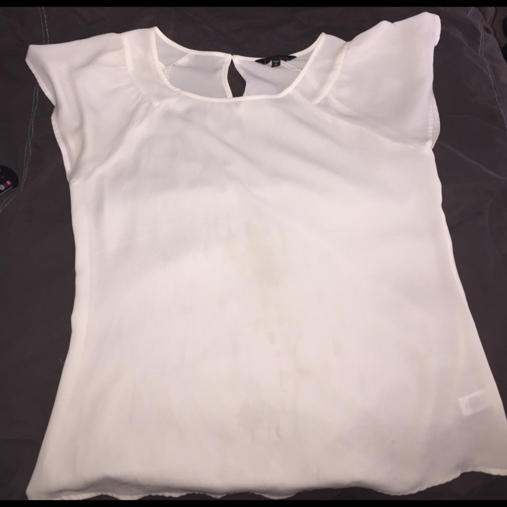 shirt, sheer material