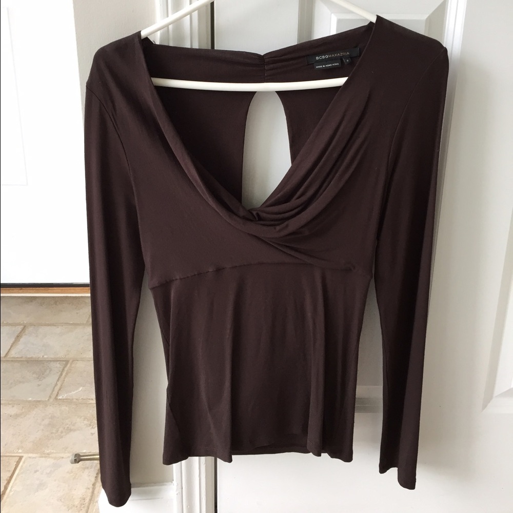 Long Sleeve Cowl Neck Top
