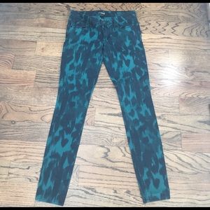 Express Skinny printed jeans size 4