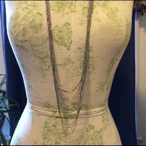 Braided Silver Necklace