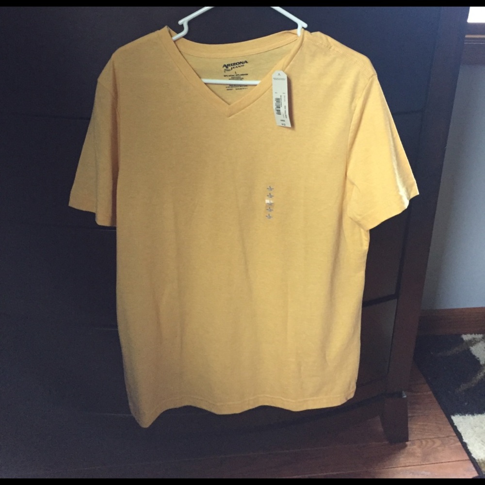 Yellow Arizona Jeans V-Neck Shirt