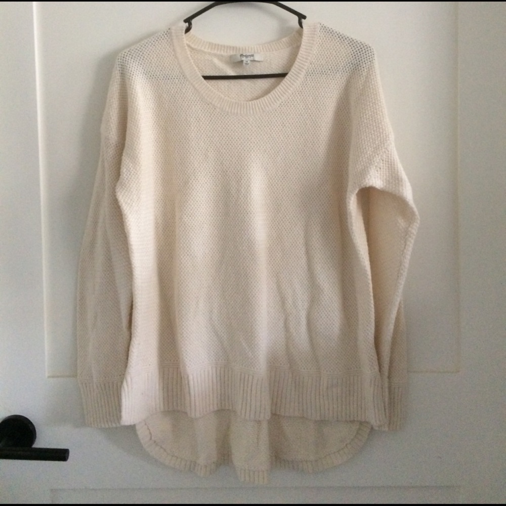 NWOT Madewell Cream Sweater