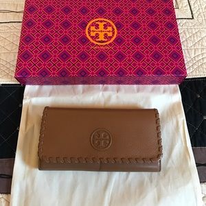 Tory Burch Tan Leather Wallet