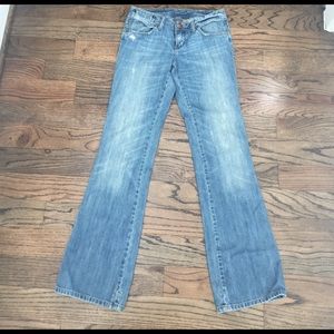 Armani Exchange Straight Leg Mid Rise jeans