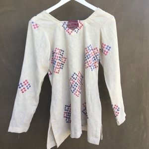 Vintage sewn long sleeve tunic