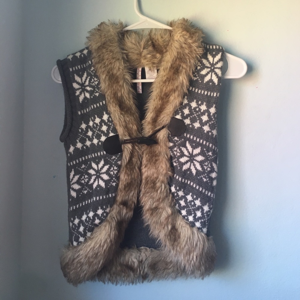 Faux fur coat
