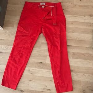 Red Gap Cropped Pants